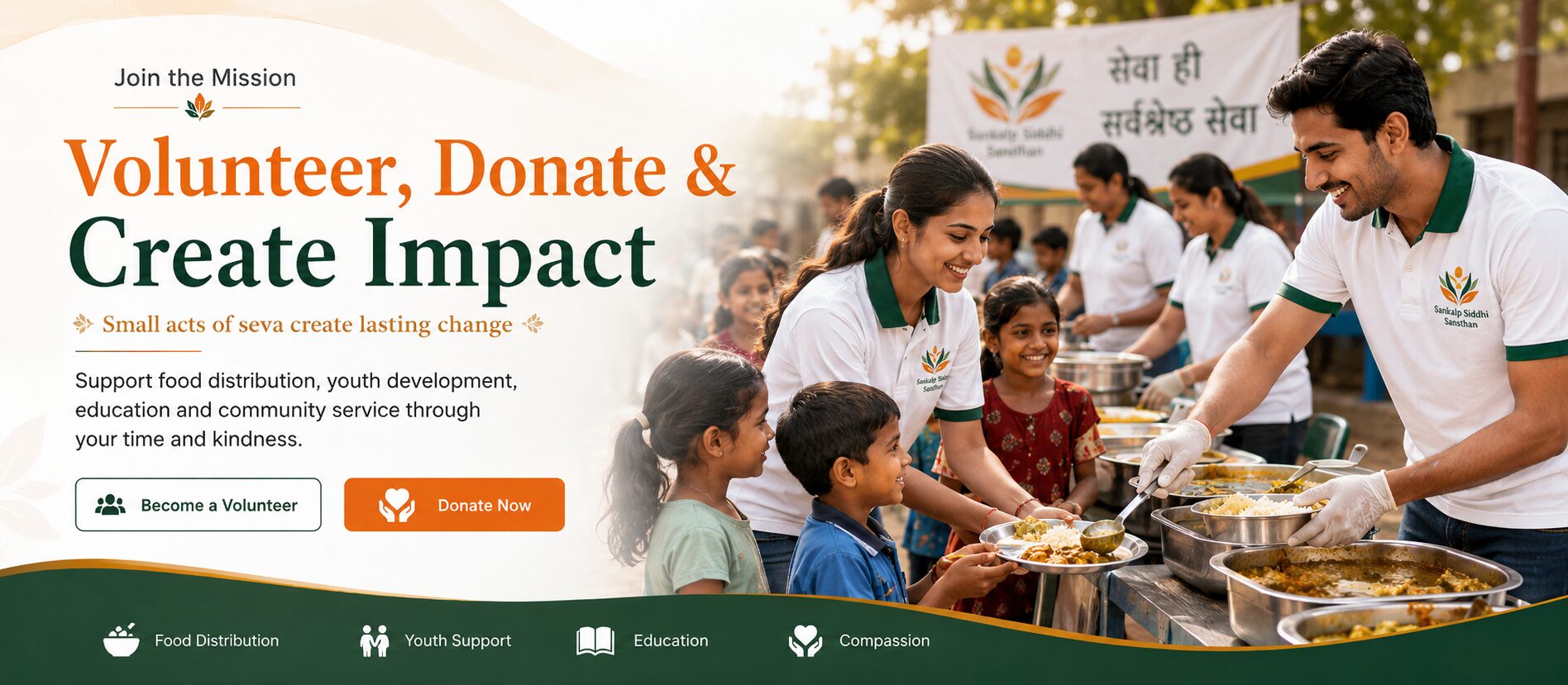 Volunteer, Donate and Create Impact