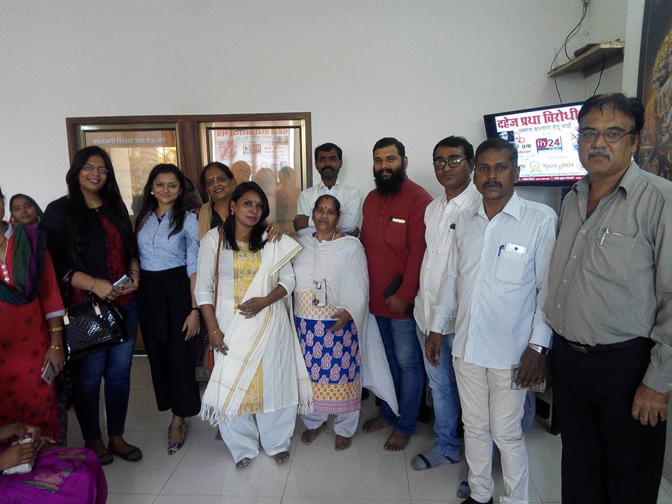Speakers addressing the anti-dowry awareness gathering